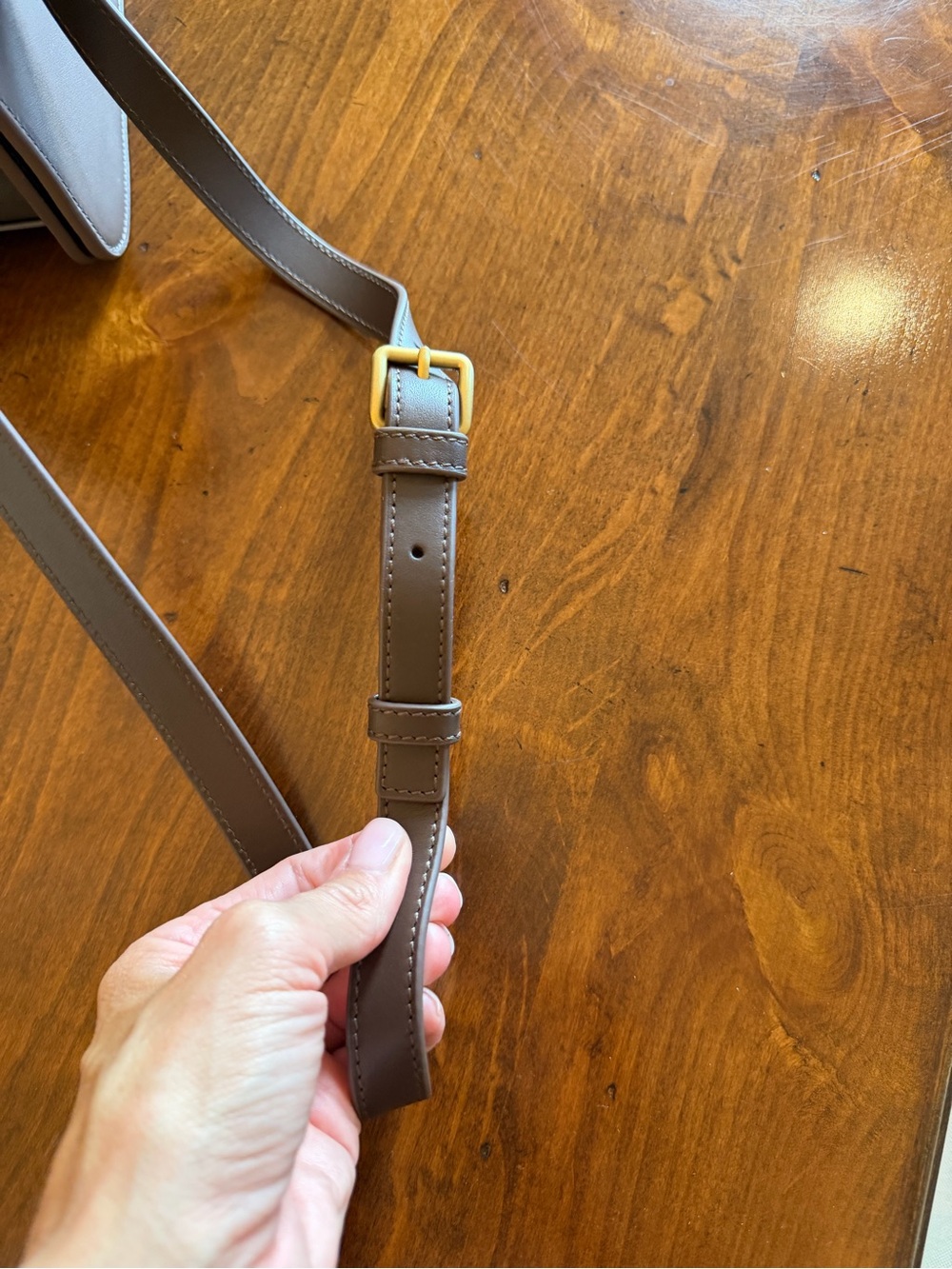 Quince Italian Leather Box Shoulder Bag - Picture 8 of 10